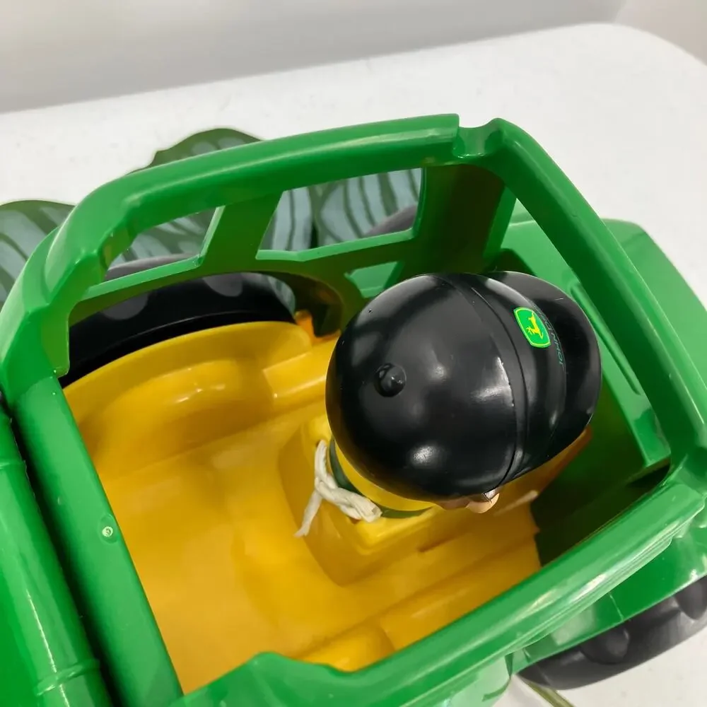 Mega Bloks Block John Deere Green Yellow Plastic Building Toy Lil Tractor Farmer